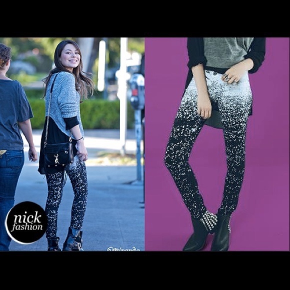 Carmar splatter skinny jeans